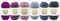 Lion Brand Yarn - Stitch Soak Scrub - 6 Color Assortment (Vineyard)